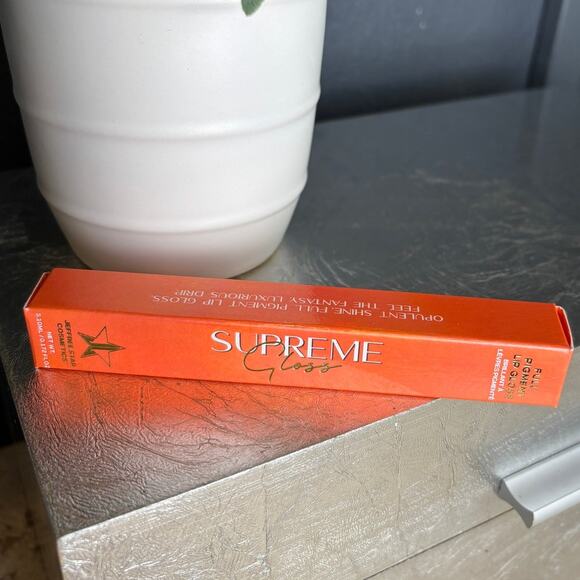 Jeffree Star Supreme Gloss Nude Garden Earthy Orange Brown Lipgloss New in Box - Picture 5 of 5